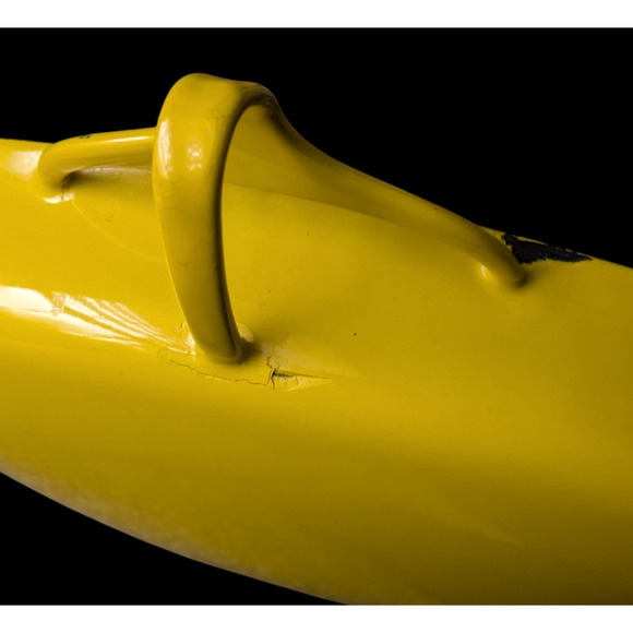 Vtg Dansk Designs Kobenstyle Yellow Enamel Steel Paella Round Pan 13" 1960s - Picture 7 of 16